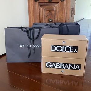 Dolce&Gabbana 2 new shopping bags and box